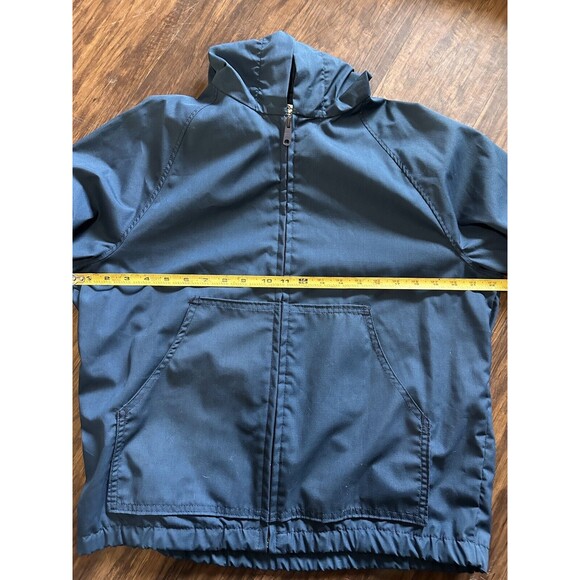 Woolrich Jacket Men’s M 6169 Navy Drawstring Hood WPL6635 USA Shacket NEW Vtg - Picture 12 of 12